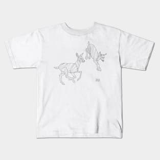 Origami Goat Kids T-Shirt